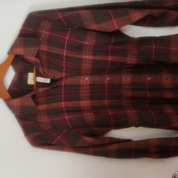 G. H BASS HERITAGE SHIRTINGS PLAID  SHIRT DRESS - Picture 9 of 12